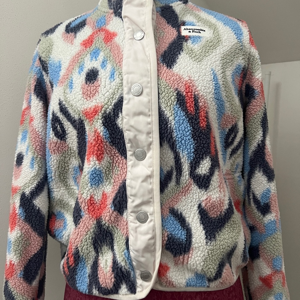 Abercrombie Kids Multicolor Fleece Jacket
